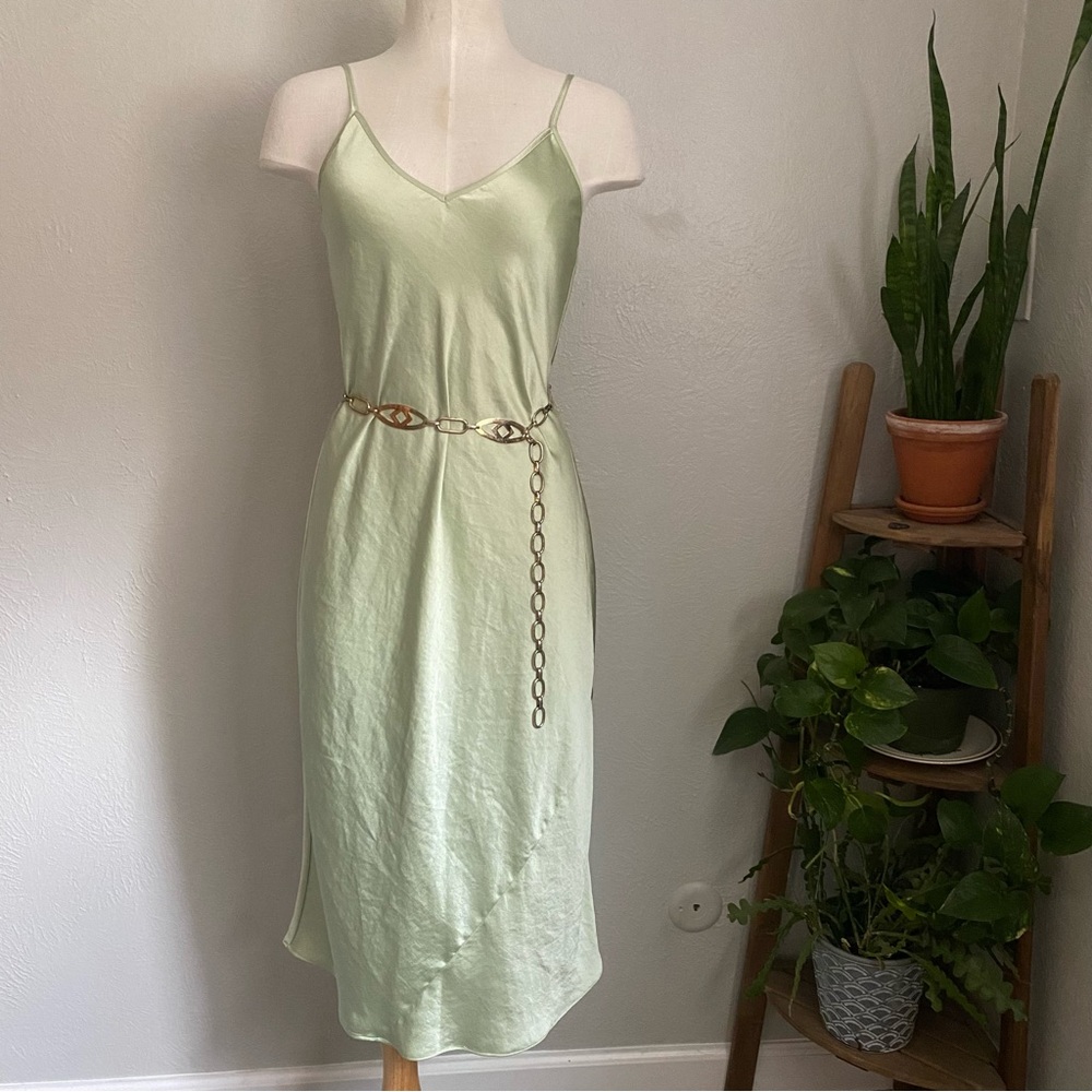 Wilfred only slip satin midi dress